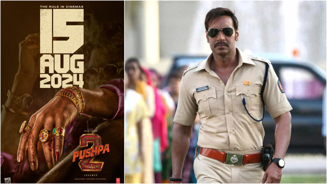 2024ರ ಆ.15ಕ್ಕೆ ಅಜಯ್ ದೇವಗನ್ ವರ್ಸಸ್ ಅಲ್ಲು ಅರ್ಜುನ್; ‘ಪುಷ್ಪ 2’ ಚಿತ್ರಕ್ಕೆ ದೊಡ್ಡ ಪೈಪೋಟಿ 2024ರ ಆ.15ಕ್ಕೆ ಅಜಯ್ ದೇವಗನ್ ವರ್ಸಸ್ ಅಲ್ಲು ಅರ್ಜುನ್; ‘ಪುಷ್ಪ 2’ ಚಿತ್ರಕ್ಕೆ ದೊಡ್ಡ ಪೈಪೋಟಿ