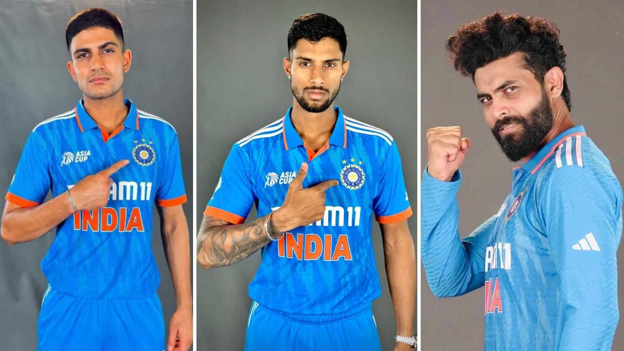 ಏಷ್ಯಾಕಪ್ ಹೊಸ ಜೆರ್ಸಿಯಲ್ಲಿ ಮಿಂಚಿದ ಟೀಮ್ ಇಂಡಿಯಾ ಆಟಗಾರರು: ಫೋಟೋ ನೋಡಿ ಏಷ್ಯಾಕಪ್ ಹೊಸ ಜೆರ್ಸಿಯಲ್ಲಿ ಮಿಂಚಿದ ಟೀಮ್ ಇಂಡಿಯಾ ಆಟಗಾರರು: ಫೋಟೋ ನೋಡಿ