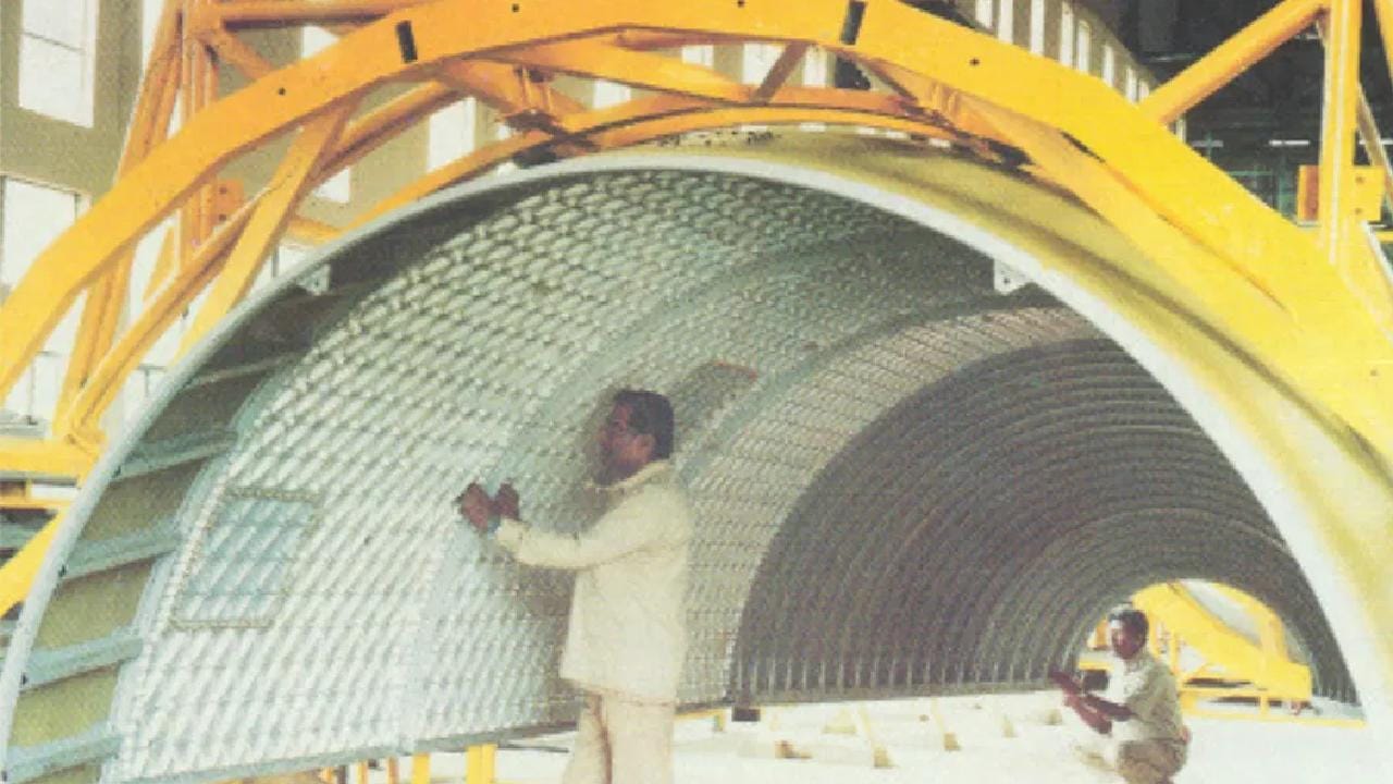 The PSLV C49 rocket in flight. (Image Credit_ ISRO).