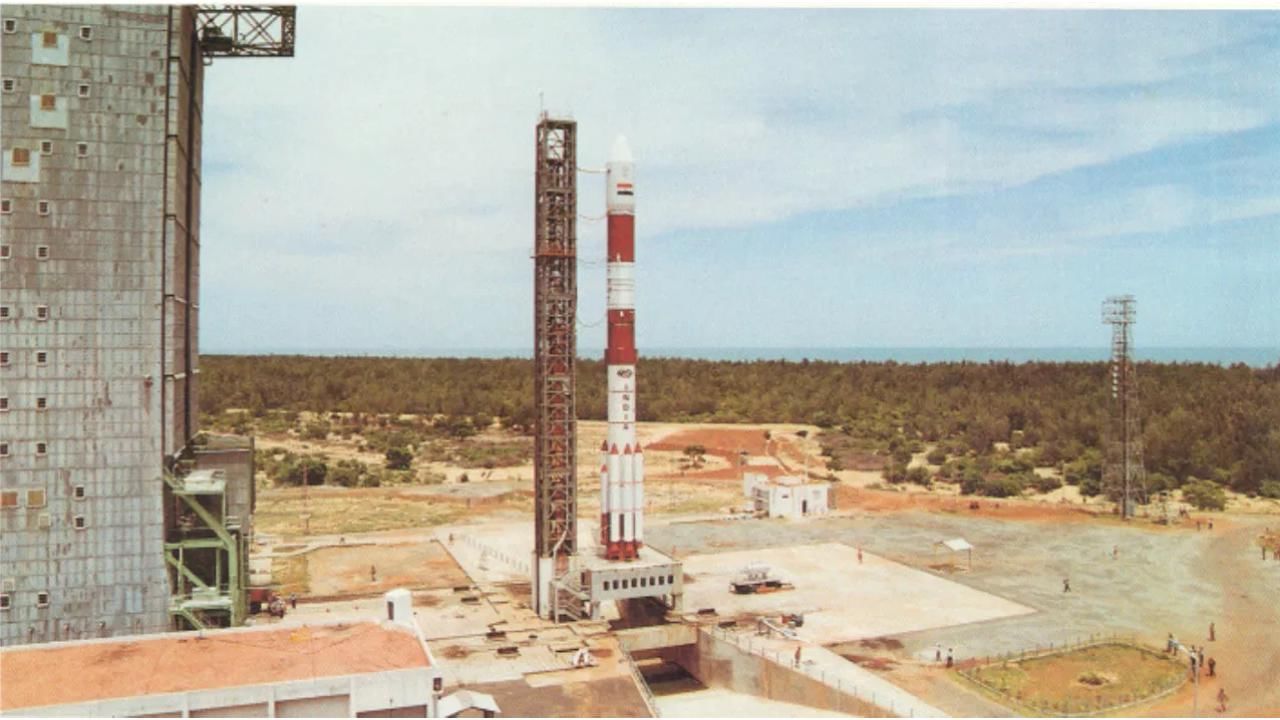 The first PSLV at the launchpad. (Image Credit_ ISRO).
