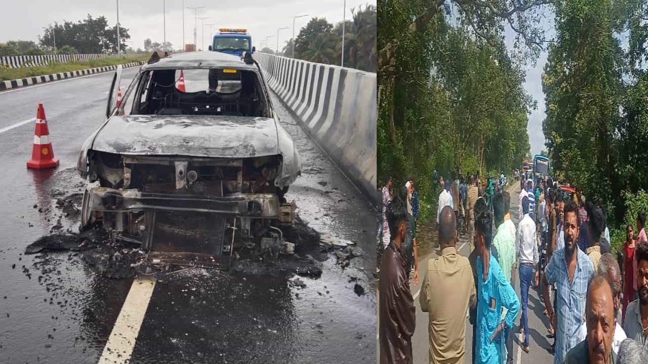 ಪ್ರತ್ಯೇಕ ಘಟನೆ: ಹಾಸನ, ಶಿವಮೊಗ್ಗದಲ್ಲಿ ಹೊತ್ತಿ ಉರಿದ ಎರಡು ಡಸ್ಟರ್ ಕಾರುಗಳು ಪ್ರತ್ಯೇಕ ಘಟನೆ: ಹಾಸನ, ಶಿವಮೊಗ್ಗದಲ್ಲಿ ಹೊತ್ತಿ ಉರಿದ ಎರಡು ಡಸ್ಟರ್ ಕಾರುಗಳು