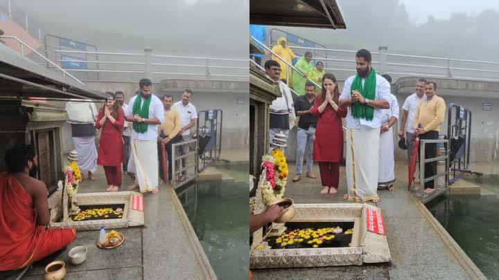 ತಲಕಾವೇರಿಯಲ್ಲಿ ಅಭಿಷೇಕ್ ಅಂಬರೀಷ್-ಅವಿವಾ ದಂಪತಿಯಿಂದ ವಿಶೇಷ ಪೂಜೆ ತಲಕಾವೇರಿಯಲ್ಲಿ ಅಭಿಷೇಕ್ ಅಂಬರೀಷ್-ಅವಿವಾ ದಂಪತಿಯಿಂದ ವಿಶೇಷ ಪೂಜೆ