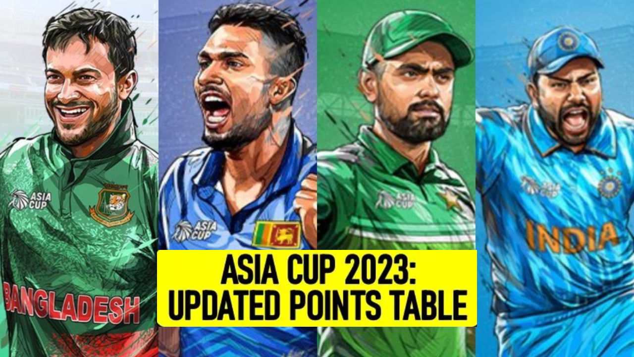 Asia Cup 2023 Points Table ಅಗ್ರಸ್ಥಾನದಲ್ಲಿ ಪಾಕ್, ಲೀಗ್ ನಿಂದ ಬಾಂಗ್ಲಾ