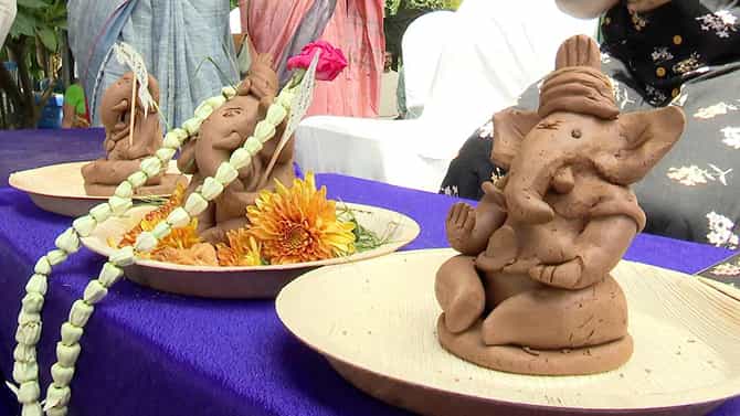 Ganesha Festival: ಪುಟಾಣಿಗಳ ಕೈಯಿಂದ ಮಣ್ಣಿನ ಗಣಪ ತಯಾರಿ