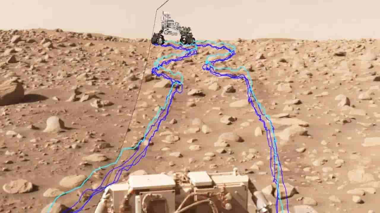 ಮಂಗಳ ಗ್ರಹದಲ್ಲಿ ಅದ್ಭುತ! ನಾಸಾದ ರೋವರ್ ಬಂಡೆಗಳನ್ನು ದಾಟುತ್ತಾ, ಸೆಲ್ಫ್ ಡ್ರೈವಿಂಗ್ ಮೋಡ್ನಲ್ಲಿ ಸಂಚಾರ