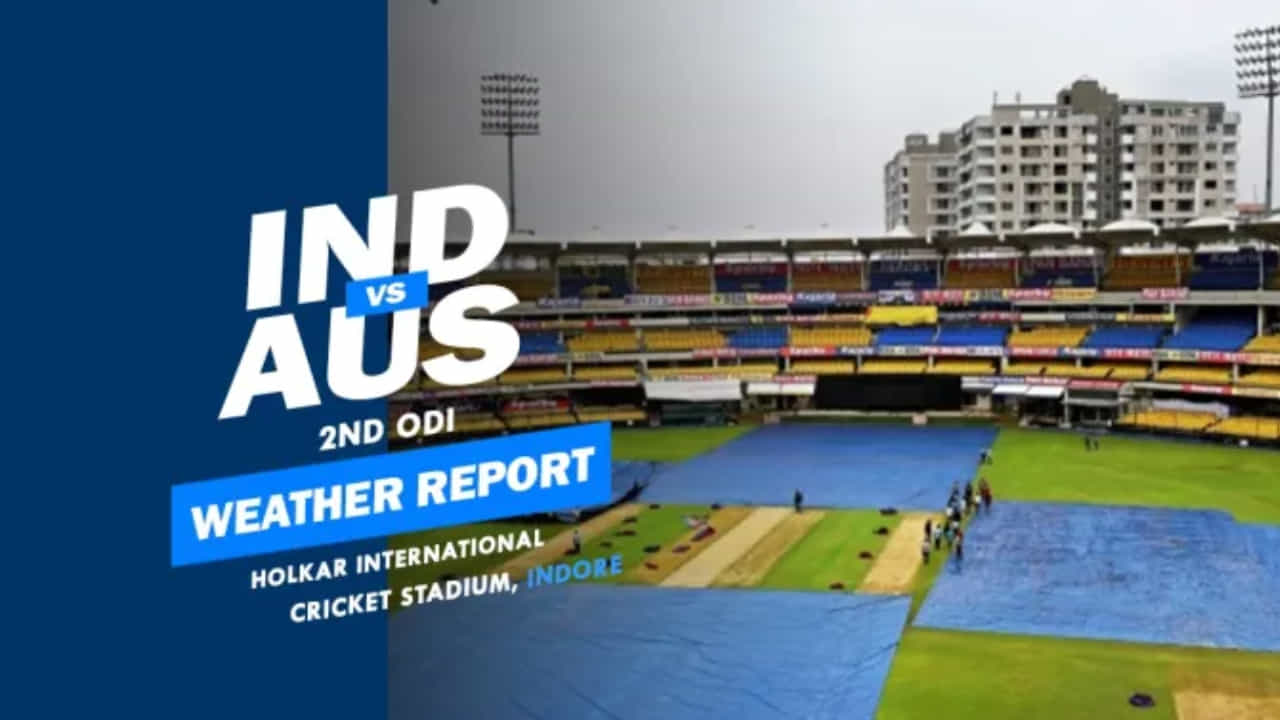 IND vs AUS: ಭಾರತ- ಆಸ್ಟ್ರೇಲಿಯಾ 2ನೇ ಏಕದಿನ ಪಂದ್ಯಕ್ಕೆ ಮಳೆ ಭೀತಿ; ಇಲ್ಲಿದೆ ಇಂದೋರ್ ಹವಾಮಾನ ವರದಿ IND vs AUS: ಭಾರತ- ಆಸ್ಟ್ರೇಲಿಯಾ 2ನೇ ಏಕದಿನ ಪಂದ್ಯಕ್ಕೆ ಮಳೆ ಭೀತಿ; ಇಲ್ಲಿದೆ ಇಂದೋರ್ ಹವಾಮಾನ ವರದಿ