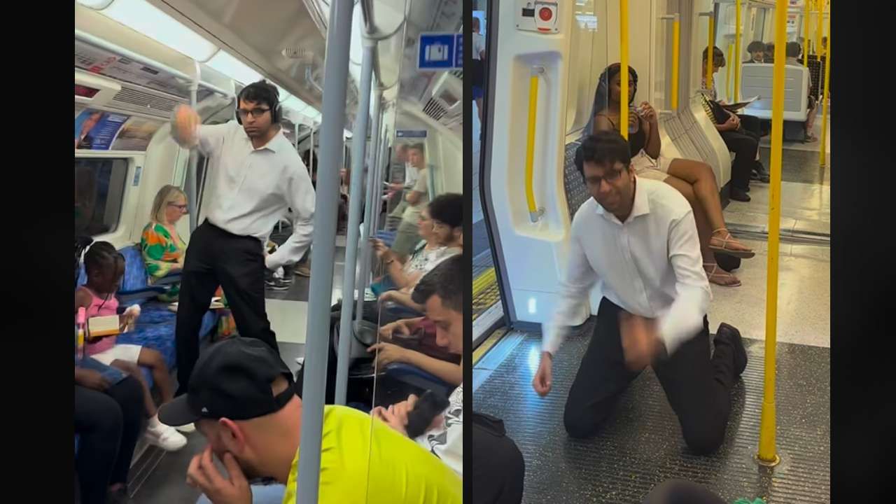 Viral Video: ಚೈಯ್ಯಾ ಚೈಯ್ಯಾ ಲಂಡನ್ ವರ್ಷನ್; ಆತ್ಮವಿಶ್ವಾಸಕ್ಕೆ ಭಲೇ ಎಂದ ನೆಟ್ಟಿಗರು