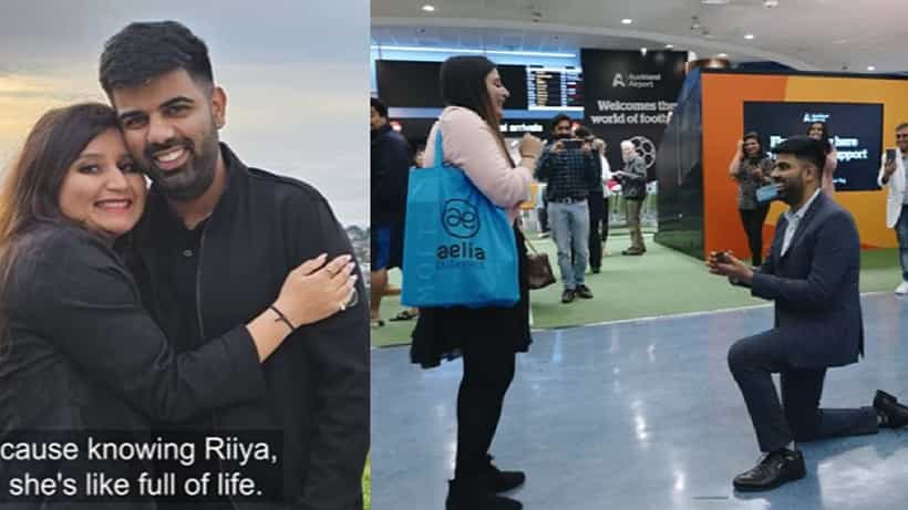 Viral Video: ಆಕ್ಲೆಂಡ್ ವಿಮಾನ ನಿಲ್ದಾಣದಲ್ಲಿ ಪ್ರೇಮನಿವೇದನೆ ಮಾಡಿಕೊಂಡ ಆ ಕ್ಷಣಗಳು