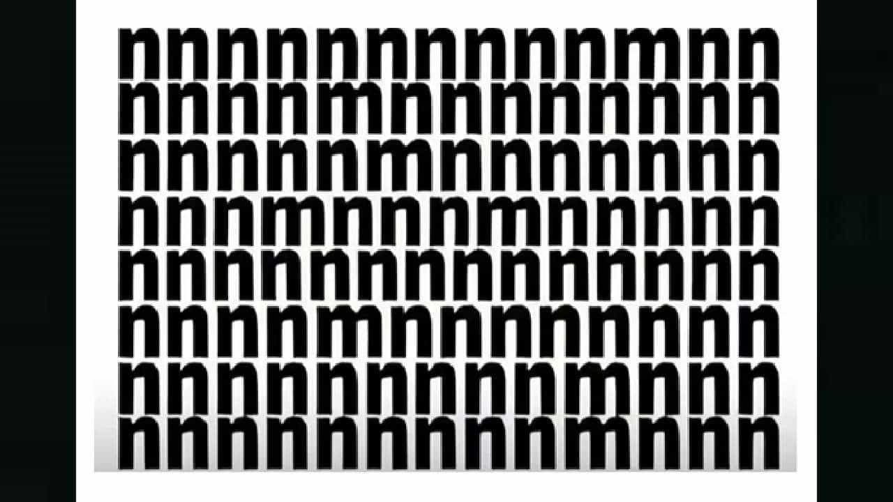 Viral Optical Illusion: ಎನ್​ಗಳ ಮಧ್ಯೆ ಎಷ್ಟು ಎಮ್​​ಗಳು ಅಡಗಿವೆ, 5 ಸೆಕೆಂಡುಗಳಲ್ಲಿ ಹುಡುಕುವಿರಾ?