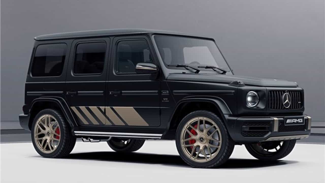 Mercedes-AMG G 63: ರೂ. 4 ಕೋಟಿ ಬೆಲೆಯ ಮರ್ಸಿಡಿಸ್-ಎಎಂಜಿ ಜಿ 63 ಗ್ರ್ಯಾಂಡ್ ಎಡಿಷನ್ ಬಿಡುಗಡೆ Mercedes-AMG G 63: ರೂ. 4 ಕೋಟಿ ಬೆಲೆಯ ಮರ್ಸಿಡಿಸ್-ಎಎಂಜಿ ಜಿ 63 ಗ್ರ್ಯಾಂಡ್ ಎಡಿಷನ್ ಬಿಡುಗಡೆ