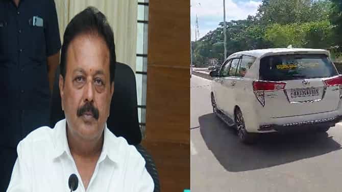 ಕೃಷಿ ಸಚಿವ ಚೆಲುವರಾಯಸ್ವಾಮಿ ವರ್ತನೆಗೆ ಸಾರ್ವಜನಿಕರು, ವಾಹನ ಸವಾರರು ಆಕ್ರೋಶ