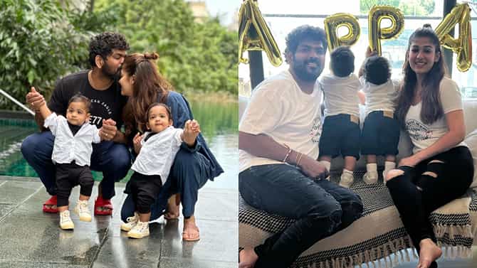 ಹೇಗಿತ್ತು ನೋಡಿ ನಯನತಾರಾ-ವಿಘ್ನೇಶ್ ಮಕ್ಕಳ ಮೊದಲ ವರ್ಷದ ಬರ್ತ್​ಡೇ ಸಂಭ್ರಮ