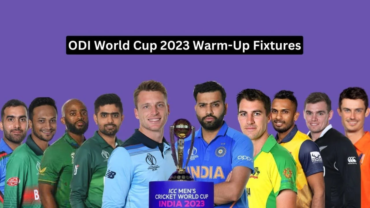 Odi World Cup 2023 Warm Up Matches Schedule