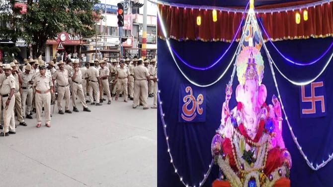 ಶಿವಮೊಗ್ಗ: ಇಂದು ಹಿಂದೂ ಮಹಾಸಭಾ ಗಣೇಶ ಮೂರ್ತಿ ವಿಸರ್ಜನೆ; ಬೀಗಿ ಬಂದೋಬಸ್ತ್ ಶಿವಮೊಗ್ಗ: ಇಂದು ಹಿಂದೂ ಮಹಾಸಭಾ ಗಣೇಶ ಮೂರ್ತಿ ವಿಸರ್ಜನೆ; ಬೀಗಿ ಬಂದೋಬಸ್ತ್