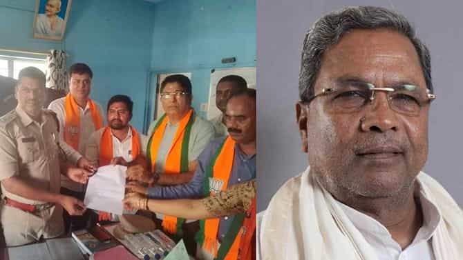 ಕುಕ್ಕರ್, ಐರನ್ ಬಾಕ್ಸ್ ಹಂಚಿಕೆ ಆರೋಪ: ಸಿದ್ದರಾಮಯ್ಯ ವಿರುದ್ಧ ದೂರು
