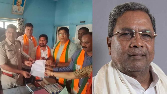 ಕುಕ್ಕರ್, ಐರನ್ ಬಾಕ್ಸ್ ಹಂಚಿಕೆ ಆರೋಪ: ಸಿದ್ದರಾಮಯ್ಯ ವಿರುದ್ಧ ದೂರು