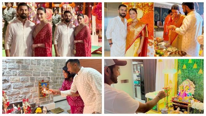 ಟೀಂ ಇಂಡಿಯಾ ಕ್ರಿಕೆಟಿಗರ ಮನೆಯಲ್ಲಿ ಕಳೆಗಟ್ಟಿದ ಗೌರಿ ಗಣೇಶ ಹಬ್ಬದ ಸಂಭ್ರಮ ಟೀಂ ಇಂಡಿಯಾ ಕ್ರಿಕೆಟಿಗರ ಮನೆಯಲ್ಲಿ ಕಳೆಗಟ್ಟಿದ ಗೌರಿ ಗಣೇಶ ಹಬ್ಬದ ಸಂಭ್ರಮ