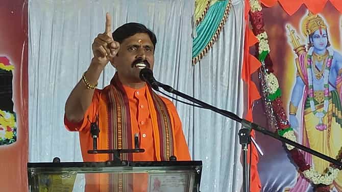 ಪ್ರಚೋದನಕಾರಿ ಭಾಷಣ, ಶ್ರೀರಾಮ ಸೇನೆ ರಾಜ್ಯಾಧ್ಯಕ್ಷನ ವಿರುದ್ಧ ದೂರು ದಾಖಲು