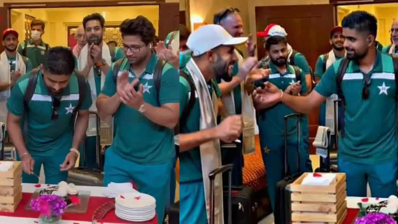 ಬೆಂಗಳೂರಿನಲ್ಲಿ ತನ್ನ 29ನೇ ಜನ್ಮದಿನವನ್ನು ಆಚರಿಸಿಕೊಂಡ ಪಾಕ್ ನಾಯಕ ಬಾಬರ್ ಆಝಂ; ವಿಡಿಯೋ ನೋಡಿ ಬೆಂಗಳೂರಿನಲ್ಲಿ ತನ್ನ 29ನೇ ಜನ್ಮದಿನವನ್ನು ಆಚರಿಸಿಕೊಂಡ ಪಾಕ್ ನಾಯಕ ಬಾಬರ್ ಆಝಂ; ವಿಡಿಯೋ ನೋಡಿ