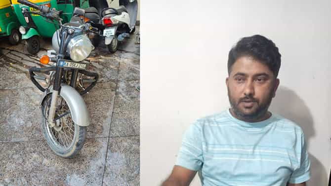 ಪ್ರೊಬೆಷನರಿ ಮಹಿಳಾ ಪಿಎಸ್ಐ ಮೇಲೆ ದರ್ಪ, ಬೈಕ್​ನಿಂದ ಗುದ್ದಿ ದಮ್ಕಿ​