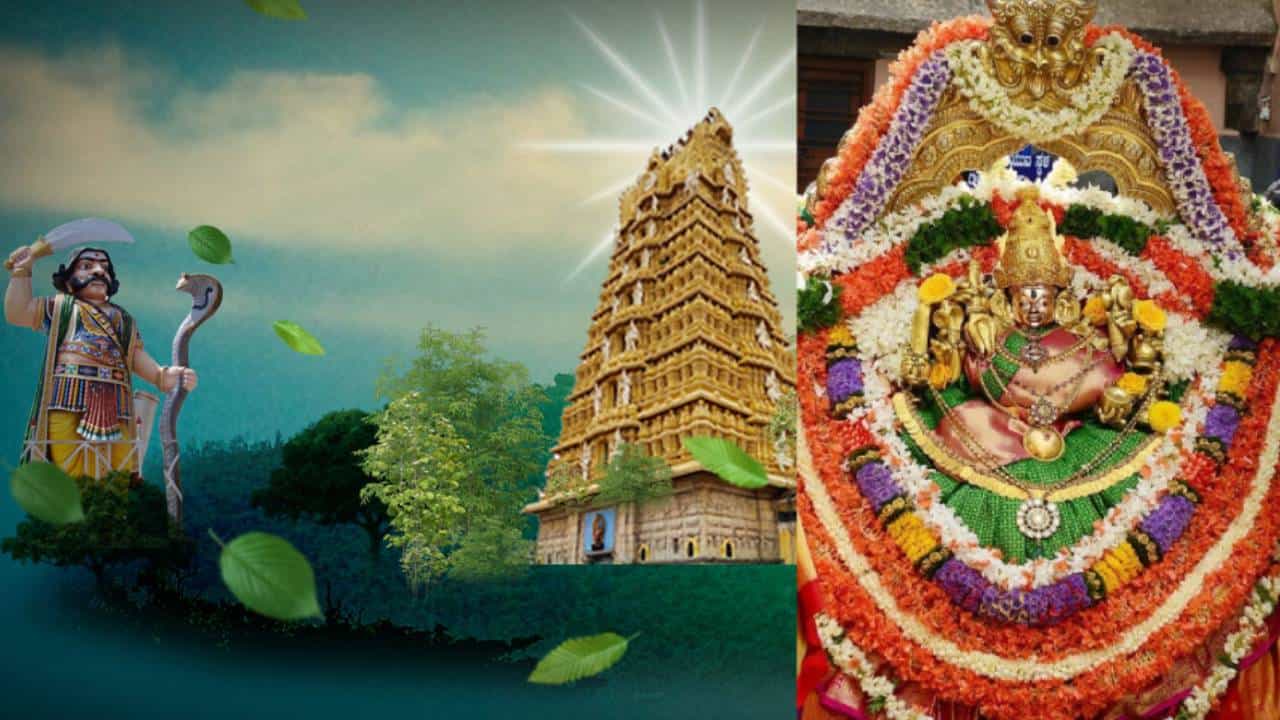 ಮಹಿಷ ದಸರಾಗೆ ವಿರೋಧ: ಬರಿಗಾಲಲ್ಲಿ ಬೆಟ್ಟ ಹತ್ತಿ, ದುಷ್ಟರನ್ನು ಶಿಕ್ಷಿಸು ಎಂದು ಚಾಮುಂಡೇಶ್ವರಿಗೆ ಪಾರ್ಥನೆ ಮಹಿಷ ದಸರಾಗೆ ವಿರೋಧ: ಬರಿಗಾಲಲ್ಲಿ ಬೆಟ್ಟ ಹತ್ತಿ, ದುಷ್ಟರನ್ನು ಶಿಕ್ಷಿಸು ಎಂದು ಚಾಮುಂಡೇಶ್ವರಿಗೆ ಪಾರ್ಥನೆ