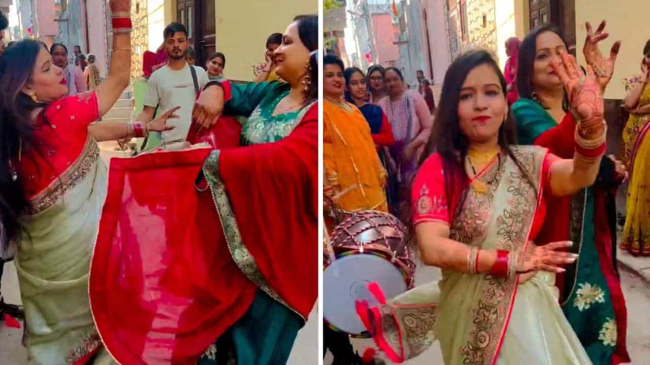 Viral Video: ಪಂಜಾಬಿ ಹಾಡಿಗೆ ವಧುವಿನ ಡ್ಯಾನ್ಸ್; ಧಮಾಕೇದಾರ್ ಎಂದ ನೆಟ್ಟಿಗರು Viral Video: ಪಂಜಾಬಿ ಹಾಡಿಗೆ ವಧುವಿನ ಡ್ಯಾನ್ಸ್; ಧಮಾಕೇದಾರ್ ಎಂದ ನೆಟ್ಟಿಗರು