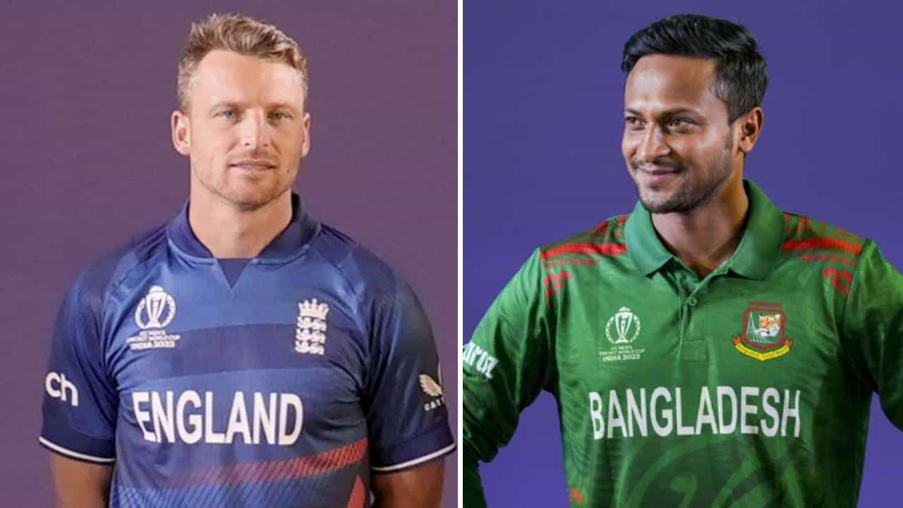 ENG vs BAN, ICC World Cup: ಟಾಸ್ ಗೆದ್ದ ಬಾಂಗ್ಲಾದೇಶ ಬೌಲಿಂಗ್ ಆಯ್ಕೆ: ಬಲಿಷ್ಠ ತಂಡವನ್ನು ಕಣಕ್ಕಿಳಿಸಿದ ಇಂಗ್ಲೆಂಡ್ ENG vs BAN, ICC World Cup: ಟಾಸ್ ಗೆದ್ದ ಬಾಂಗ್ಲಾದೇಶ ಬೌಲಿಂಗ್ ಆಯ್ಕೆ: ಬಲಿಷ್ಠ ತಂಡವನ್ನು ಕಣಕ್ಕಿಳಿಸಿದ ಇಂಗ್ಲೆಂಡ್