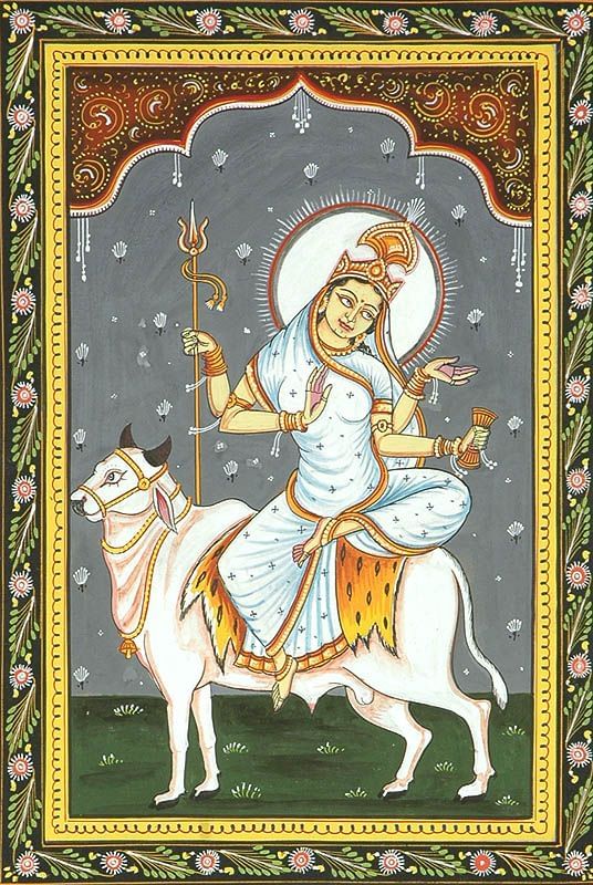 ಓಂ ದೇವಿ ಮಹಾಗೌರಿಯೇ ನಮಃ