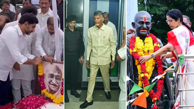 ಗಾಂಧಿ ಜಯಂತಿ ದಿನ ಟಿಡಿಪಿ ಪದಾಧಿಕಾರಿಗಳ ಸತ್ಯಮೇವ ಜಯತೆ ತಾರಕಕ್ಕೆ