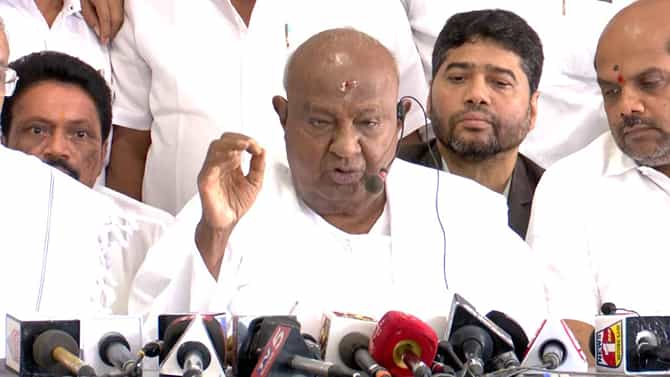 ಇಬ್ರಾಹಿಂ ಉಚ್ಚಾಟನೆ, ಹೆಚ್​ ಡಿ ಕುಮಾರಸ್ವಾಮಿಗೆ ರಾಜ್ಯಾಧ್ಯಕ್ಷ ಪಟ್ಟ