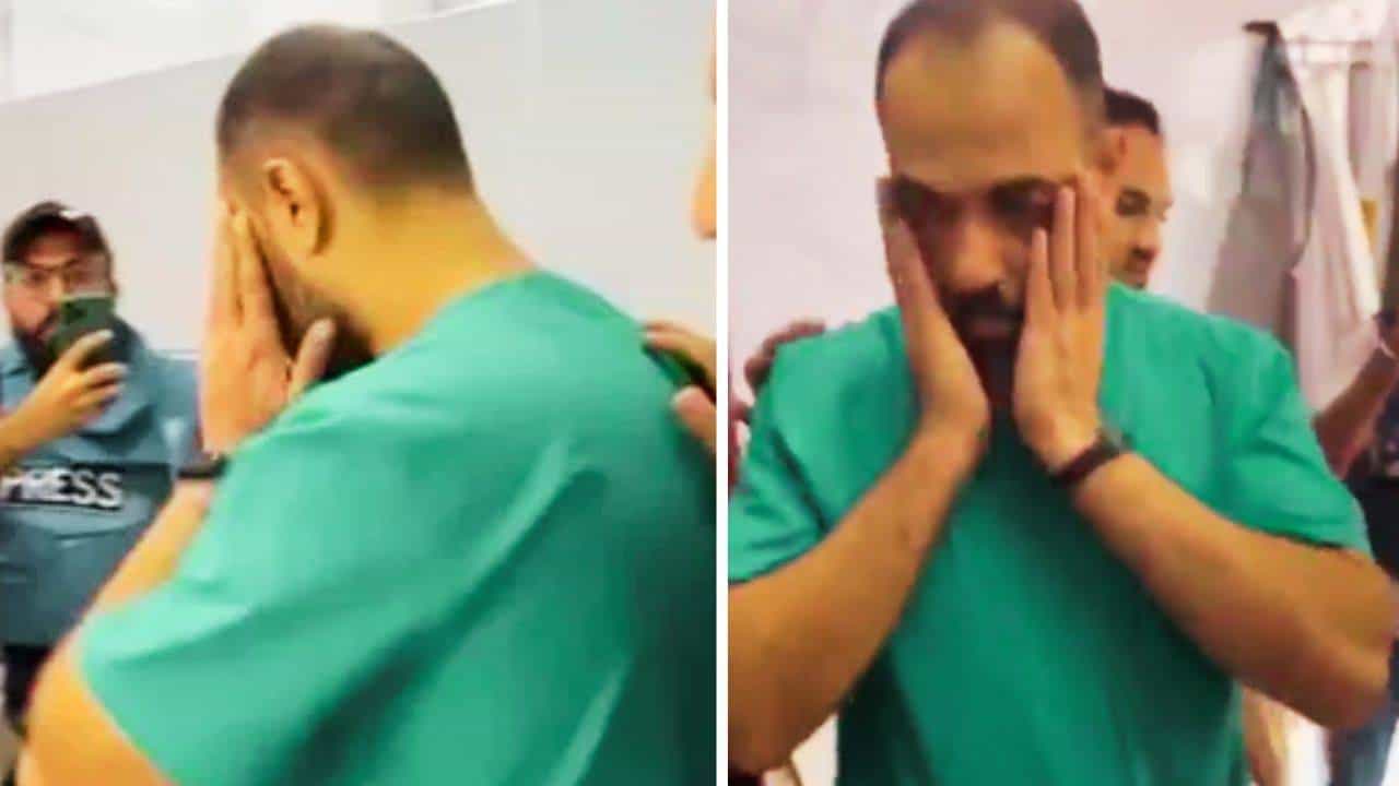 Video Viral: ಮಗನ ಮೃತ ದೇಹ ಕಂಡು ದಂಗಾದ ವೈದ್ಯ; ವಿಡಿಯೋ ವೈರಲ್ Video Viral: ಮಗನ ಮೃತ ದೇಹ ಕಂಡು ದಂಗಾದ ವೈದ್ಯ; ವಿಡಿಯೋ ವೈರಲ್