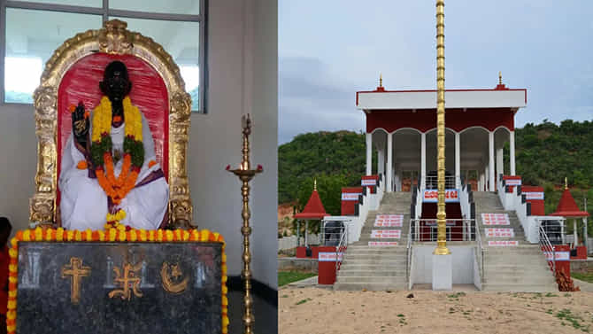 ಗಾಂಧಿ ದೇಗುಲ: ಅಲ್ಲಿನ ಗ್ರಾಮಸ್ಥರು ದೇವಸ್ಥಾನ ನಿರ್ಮಿಸಿ ಪೂಜೆ ಮಾಡ್ತಾರೆ