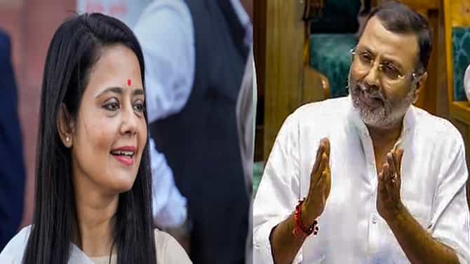 ಹಣಕ್ಕಾಗಿ ದೇಶದ ಭದ್ರತೆಯನ್ನೇ ಅಡಮಾನ ಇರಿಸಿದ ಮಹುವಾ ಮೊಯಿತ್ರಾ: ದುಬೆ ಆರೋಪ