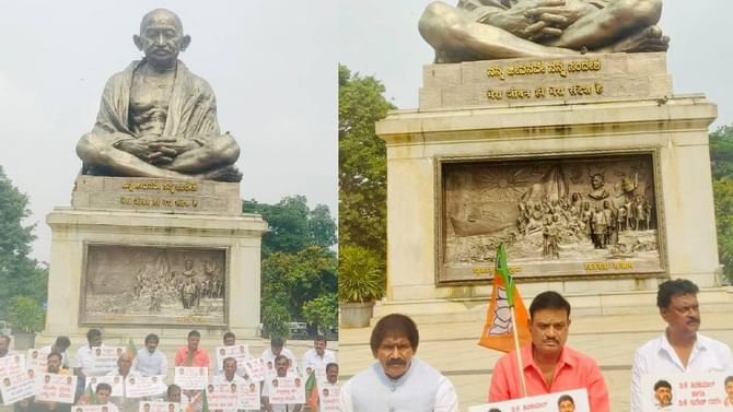 ಸರ್ಕಾರದ ವಿರುದ್ಧ ಮುನಿರತ್ನ ಮೌನ ಪ್ರತಿಭಟನೆ ಸರ್ಕಾರದ ವಿರುದ್ಧ ಮುನಿರತ್ನ ಮೌನ ಪ್ರತಿಭಟನೆ