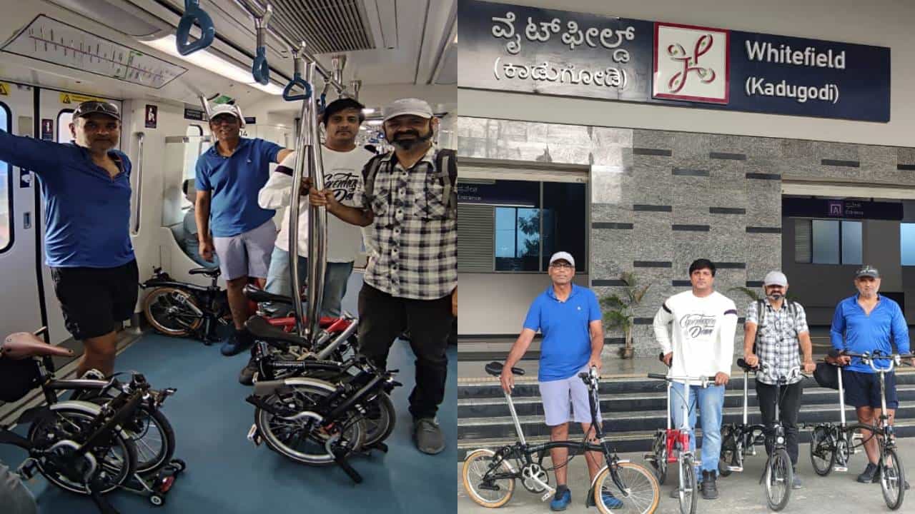 ನಮ್ಮ ಮೆಟ್ರೋನಲ್ಲಿ ಮಡಚುವ ಸೈಕಲ್ ಜೊತೆ ಪ್ರಯಾಣ: ಮಡಚುವ ಸೈಕಲ್ ಹೇಗಿದೆ? ಏನಿದರ ವೈಶಿಷ್ಟ್ಯ? ನಮ್ಮ ಮೆಟ್ರೋನಲ್ಲಿ ಮಡಚುವ ಸೈಕಲ್ ಜೊತೆ ಪ್ರಯಾಣ: ಮಡಚುವ ಸೈಕಲ್ ಹೇಗಿದೆ? ಏನಿದರ ವೈಶಿಷ್ಟ್ಯ?