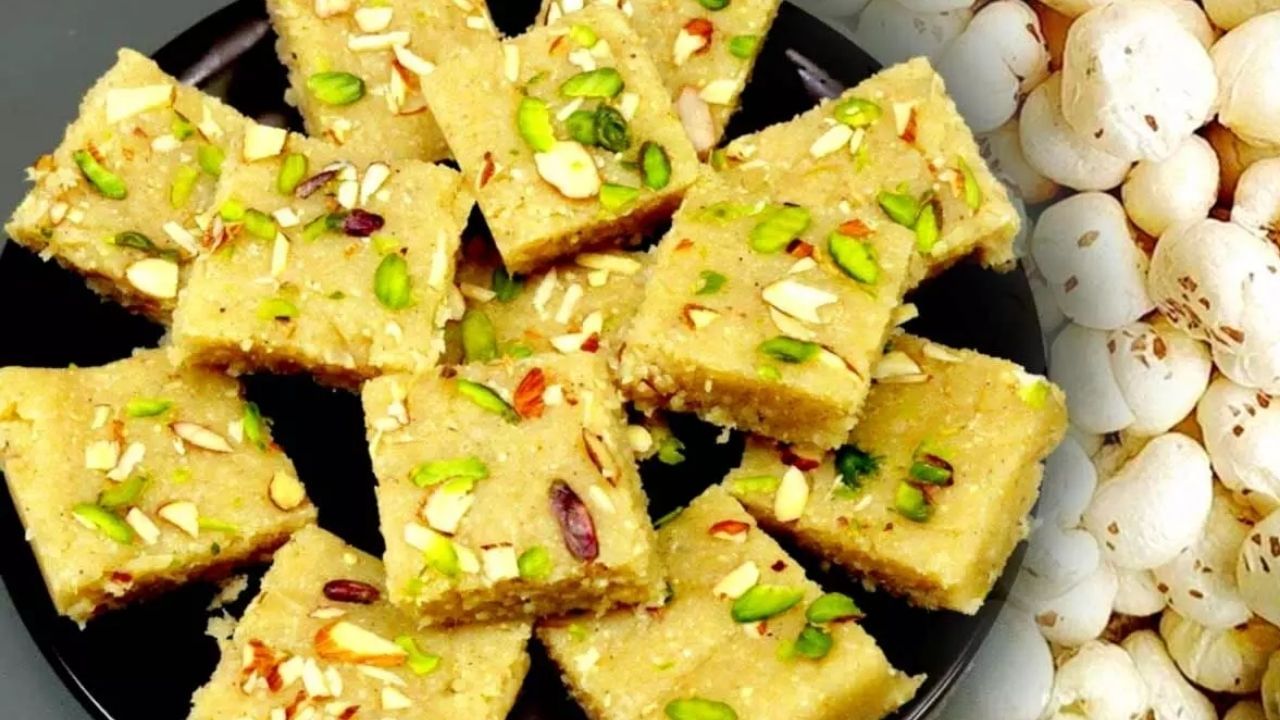 Navarathri Special Dessert: ಹಬ್ಬಕ್ಕೆ ಮನೆಯಲ್ಲಿಯೇ ತಯಾರಿಸಿ ಆರೋಗ್ಯಕರ ಮಖಾನ ಡ್ರೈ ಫ್ರೂಟ್ ಬರ್ಫಿ