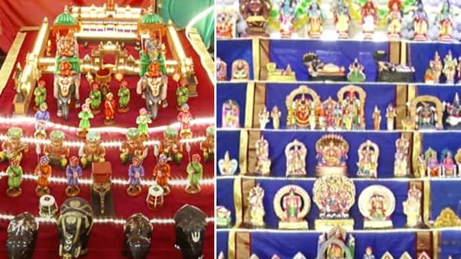 ದೇವರ ಬೊಂಬೆಗಳೊಂದಿಗೆ ನವರಾತ್ರಿ ಸಂಭ್ರಮ:ಸನಾತನ ಬಗ್ಗೆತಿಳಿಸುವ ವಿಶೇಷ ಆಚರಣೆ