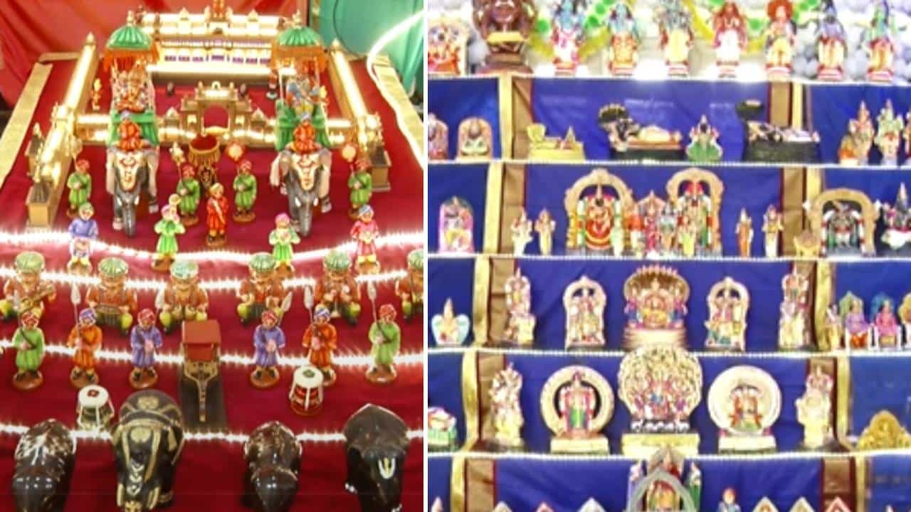 ದೇವರ ಬೊಂಬೆಗಳೊಂದಿಗೆ ನವರಾತ್ರಿ ಸಂಭ್ರಮ: ಸನಾತನ ಬಗ್ಗೆ ತಿಳಿಸುವ ವಿಶೇಷ ಆಚರಣೆ ದೇವರ ಬೊಂಬೆಗಳೊಂದಿಗೆ ನವರಾತ್ರಿ ಸಂಭ್ರಮ: ಸನಾತನ ಬಗ್ಗೆ ತಿಳಿಸುವ ವಿಶೇಷ ಆಚರಣೆ