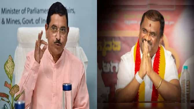 ಜಲಶಕ್ತಿ ಮಂತ್ರಿಗಳ ಜೊತೆ ಕರವೇ ನಾರಾಯಣ ಗೌಡ ಭೇಟಿಗೆ ಅವಕಾಶ;ಪ್ರಹ್ಲಾದ್ ಜೋಶಿ