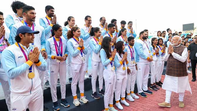 ಭಾರತೀಯ ಅಥ್ಲೀಟ್‌ಗಳ 'ಕಠಿಣ ಪರಿಶ್ರಮವನ್ನು' ಶ್ಲಾಘಿಸಿದ ಪ್ರಧಾನಿ ಮೋದಿ