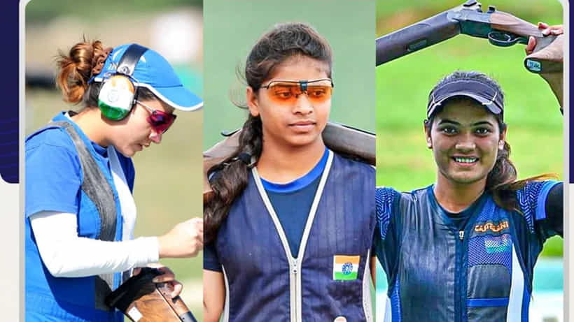 Asian Games: 50 ಮೀ. ಟ್ರ್ಯಾಪ್ ಶೂಟಿಂಗ್ ವಿಭಾಗದಲ್ಲಿ ಬೆಳ್ಳಿ ಗೆದ್ದ ಭಾರತ ವನಿತಾ ತಂಡ