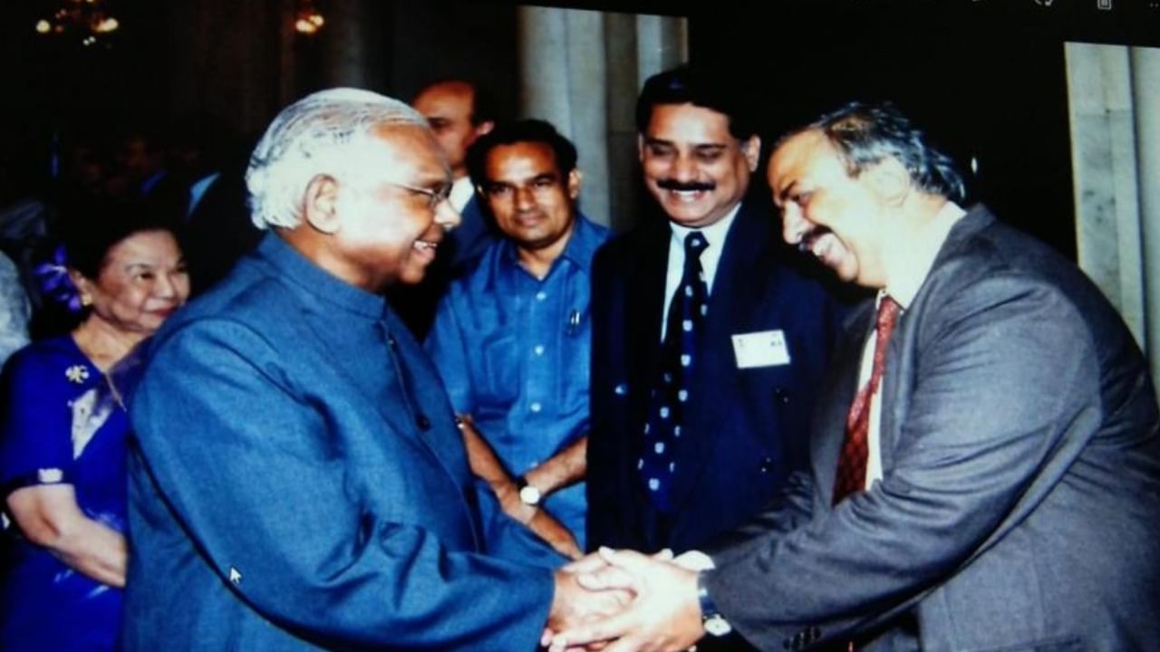 Sachi with KR narayan