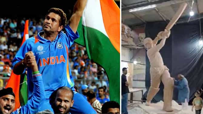 ನಾಳೆ ವಾಂಖೆಡೆ ಸ್ಟೇಡಿಯಂನಲ್ಲಿ ಸಚಿನ್ ತೆಂಡೂಲ್ಕರ್ ಪ್ರತಿಮೆ ಅನಾವರಣ