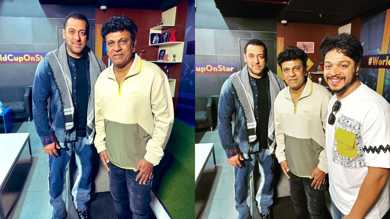‘ಘೋಸ್ಟ್’ನ ಭೇಟಿ ಮಾಡಿದ ‘ಟೈಗರ್’; ಶಿವಣ್ಣ ಜೊತೆ ಪೋಸ್ ಕೊಟ್ಟ ಸಲ್ಮಾನ್ ಖಾನ್