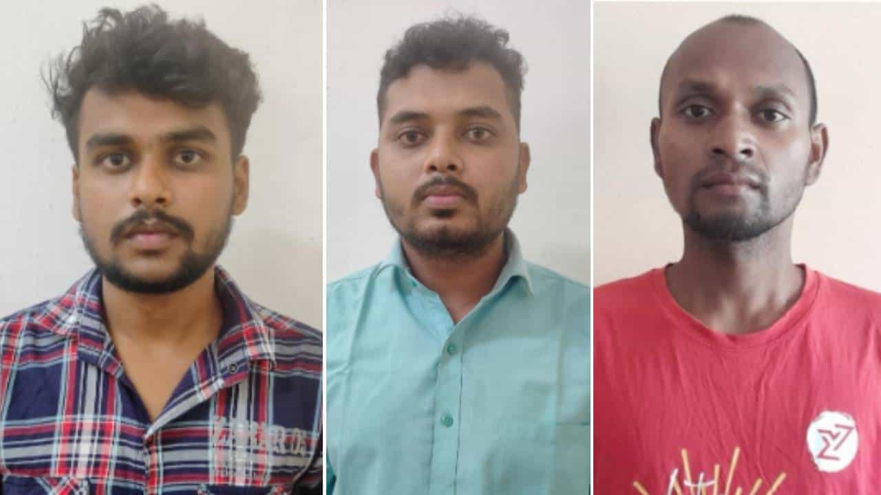 ನೋಂದಣಿದಾರರ ಬ್ಯಾಂಕ್ ಖಾತೆಯಿಂದ ಹಣ ಲಪಟಾಯಿಸುತ್ತಿದ್ದ ಮೂವರ ಸೆರೆ ನೋಂದಣಿದಾರರ ಬ್ಯಾಂಕ್ ಖಾತೆಯಿಂದ ಹಣ ಲಪಟಾಯಿಸುತ್ತಿದ್ದ ಮೂವರ ಸೆರೆ