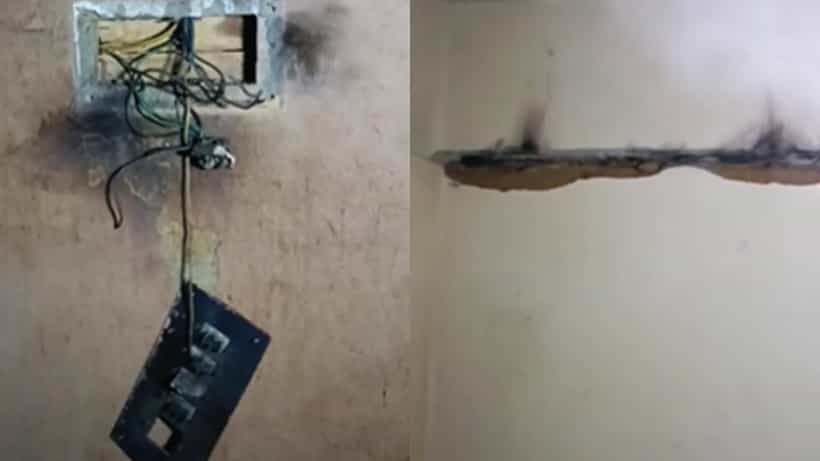 ಮಂಗಳೂರು: ಸಿಡಿಲು ಬಡಿದು ಮನೆಯಲ್ಲಿ ಶಾರ್ಟ್ ಸರ್ಕ್ಯುಟ್, ಮಹಿಳೆ ಮಗುವಿಗೆ ಗಾಯ