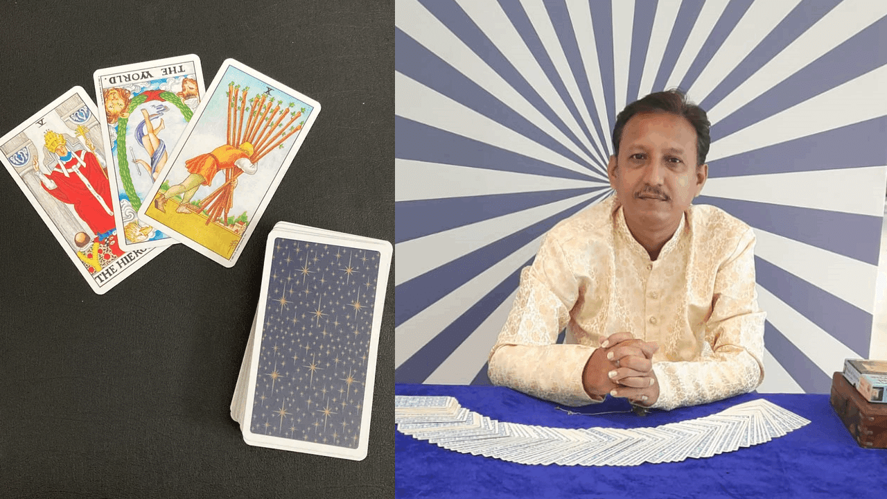 Tarot Card Horoscope: 2023ರ ಕ್ರಿಕೆಟ್ ವಿಶ್ವಕಪ್ ಸೆಮಿಫೈನಲ್, ಫೈನಲ್ ತಲುಪುವ ತಂಡ ಯಾವುದು? ಟಾರೋ ಕಾರ್ಡ್ ರೀಡರ್ ಪ್ರಕಾಶ್ ದಳವಿ ಅವರಿಂದ ಸೆನ್ಸೇಷನಲ್ ಭವಿಷ್ಯ Tarot Card Horoscope: 2023ರ ಕ್ರಿಕೆಟ್ ವಿಶ್ವಕಪ್ ಸೆಮಿಫೈನಲ್, ಫೈನಲ್ ತಲುಪುವ ತಂಡ ಯಾವುದು? ಟಾರೋ ಕಾರ್ಡ್ ರೀಡರ್ ಪ್ರಕಾಶ್ ದಳವಿ ಅವರಿಂದ ಸೆನ್ಸೇಷನಲ್ ಭವಿಷ್ಯ