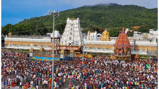 ಅ 15 ರಿಂದ ತಿರುಪತಿ ತಿಮ್ಮಪ್ಪನ ಸನ್ನಿಧಿಯಲ್ಲಿ ನವರಾತ್ರಿ ಬ್ರಹ್ಮೋತ್ಸವ