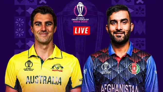 AUS vs AFG Live Score: ಮ್ಯಾಕ್ಸ್​ವೆಲ್ ದ್ವಿಶತಕ: ಆಸ್ಟ್ರೇಲಿಯಾಗೆ ಜಯ