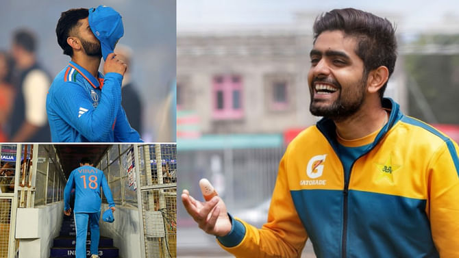 ಆಸ್ಟ್ರೇಲಿಯಾವನ್ನು ಅಭಿನಂದಿಸಿ ಕೊಹ್ಲಿ ವಿರುದ್ಧ ಸೇಡು ತೀರಿಸಿಕೊಂಡ ಬಾಬರ್! ಆಸ್ಟ್ರೇಲಿಯಾವನ್ನು ಅಭಿನಂದಿಸಿ ಕೊಹ್ಲಿ ವಿರುದ್ಧ ಸೇಡು ತೀರಿಸಿಕೊಂಡ ಬಾಬರ್!